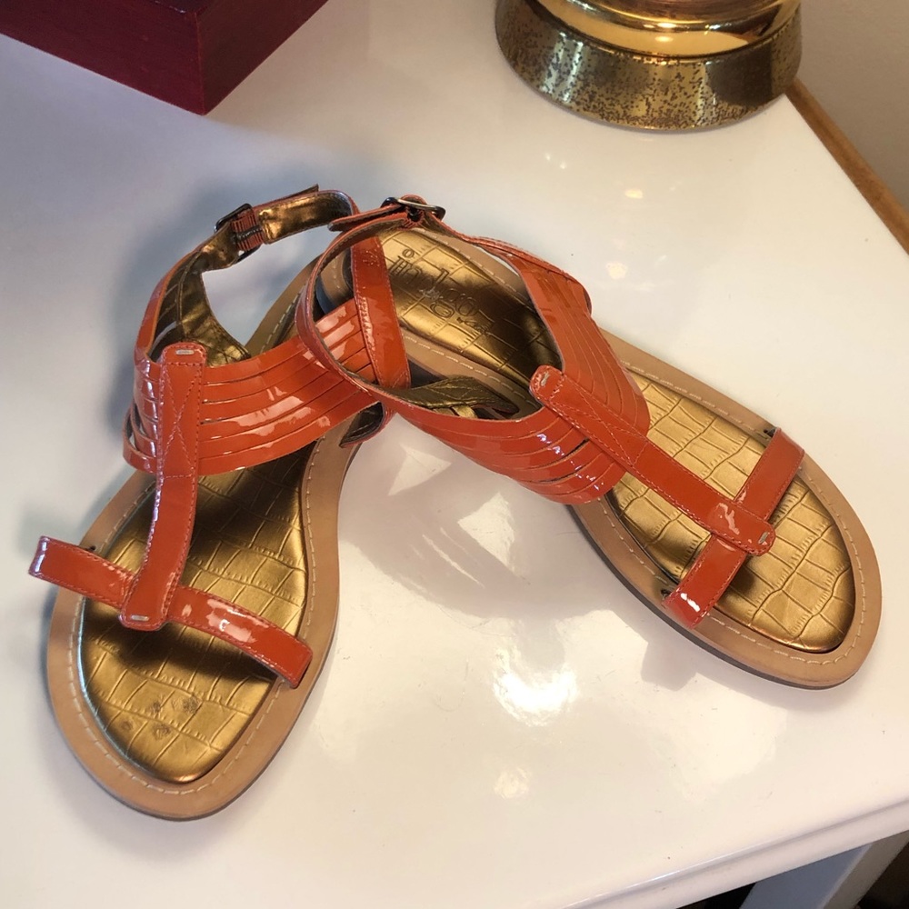 Indigo by Clark Patent Leather Sandals-Pre❤️’d